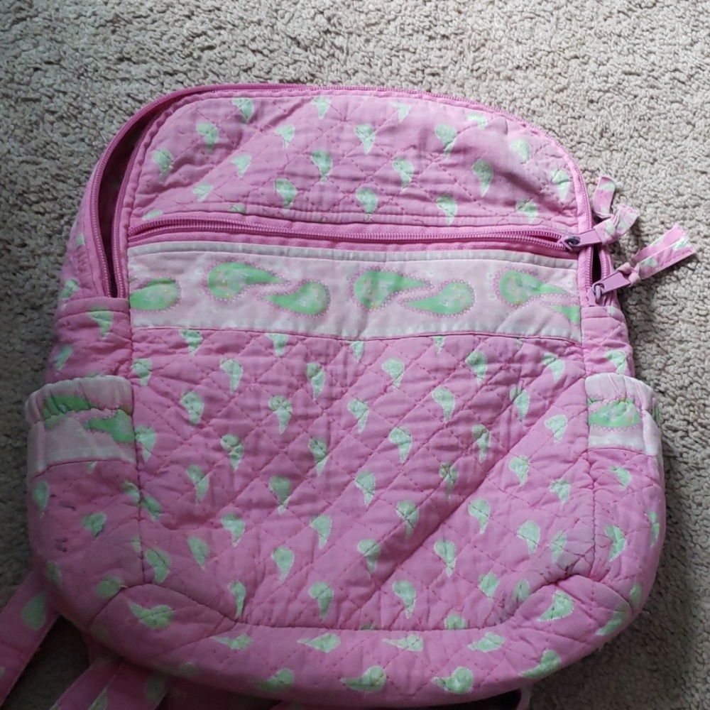 Pink backpack